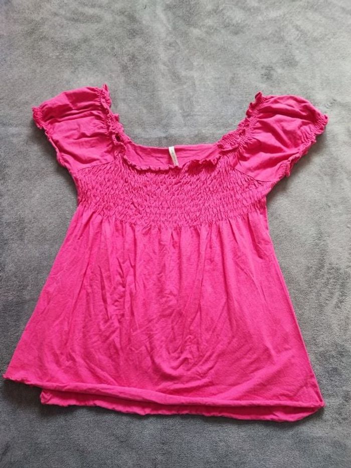 Top manches courtes taille L