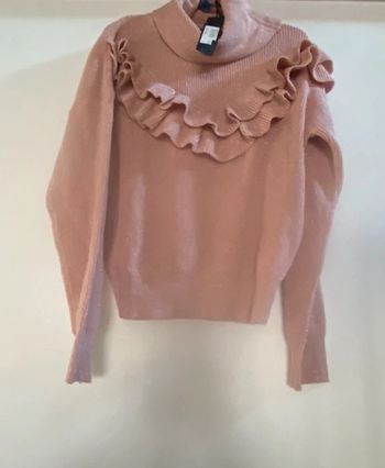 Pull rose Beckaro taille L  correspond à un 18 ans Neuf