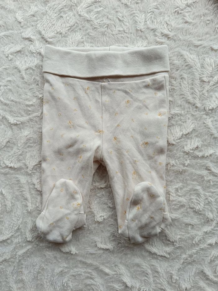 Ensemble 3 pièces (body manches longues+legging avec pied+bonnet) Mixte 1 mois mouton - photo numéro 9