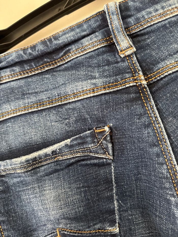 👖 Jeans homme effet déchiré - Taille 40 -w31- brut - très bon état- Léo gutti - photo numéro 12