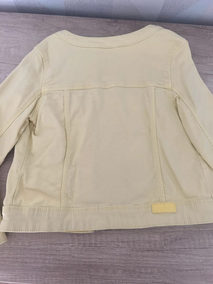 VEste en jeans okaidi jaune pale 4 ans - photo numéro 5