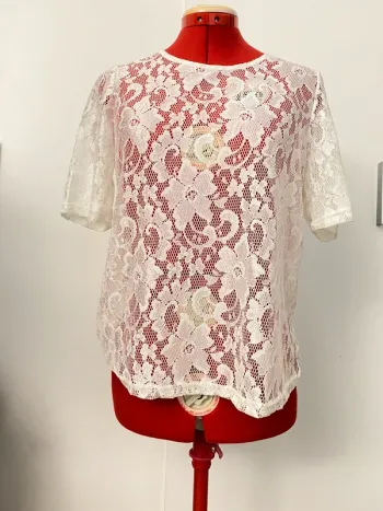 Blouse dentelle blanche So Essential