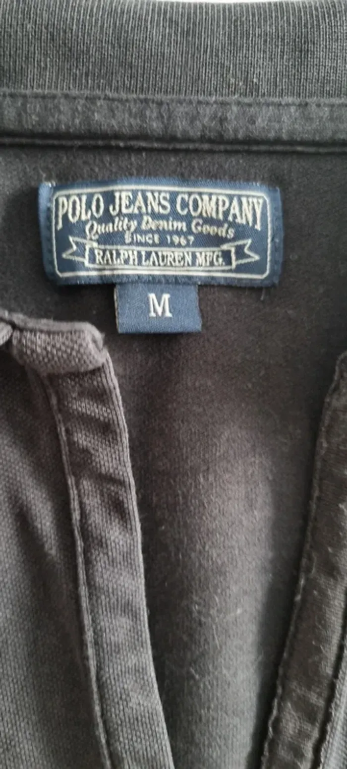 Polo noir Ralph Lauren femme Taille M - photo numéro 2