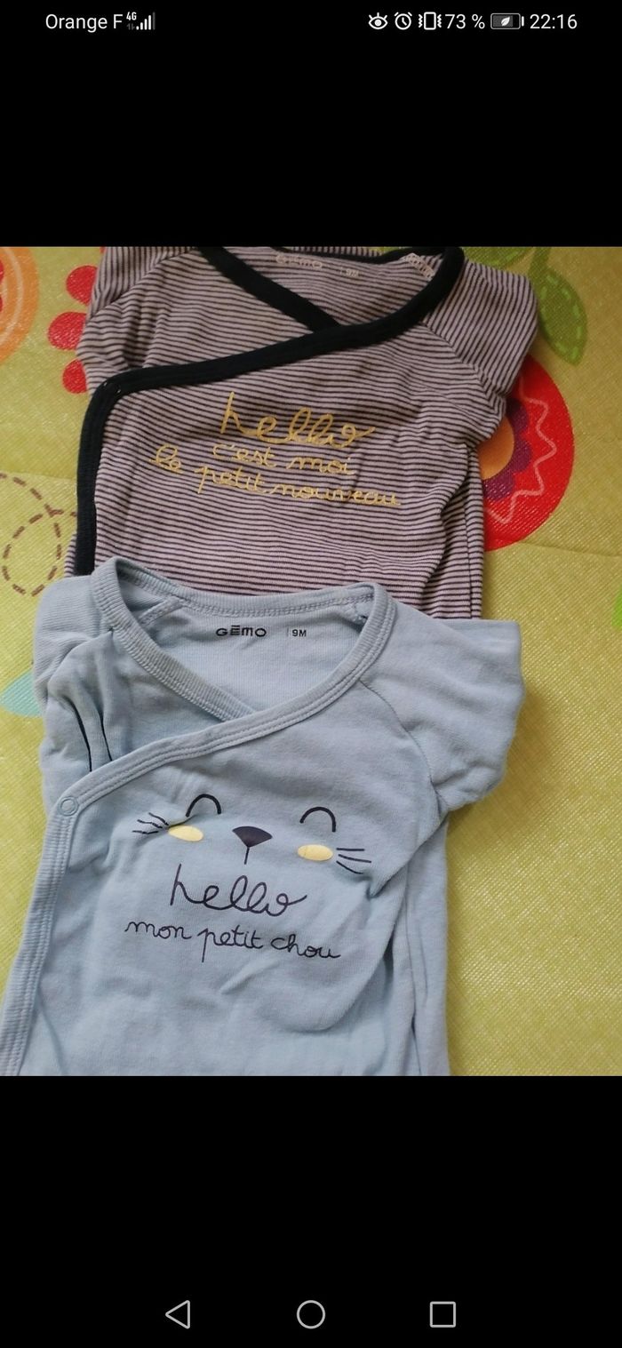 Lot 10 bodies 9 mois - photo numéro 5