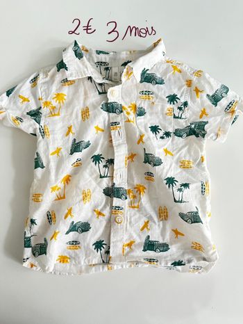 Chemise bébé 3mois