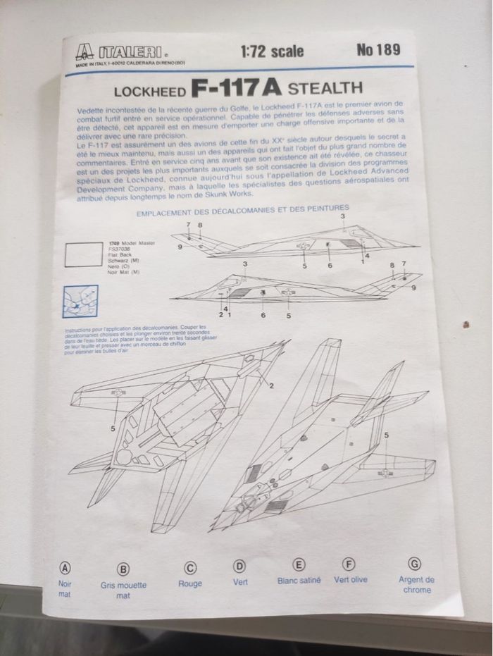 Maquette Lockheed F-117A Stealth - photo numéro 5