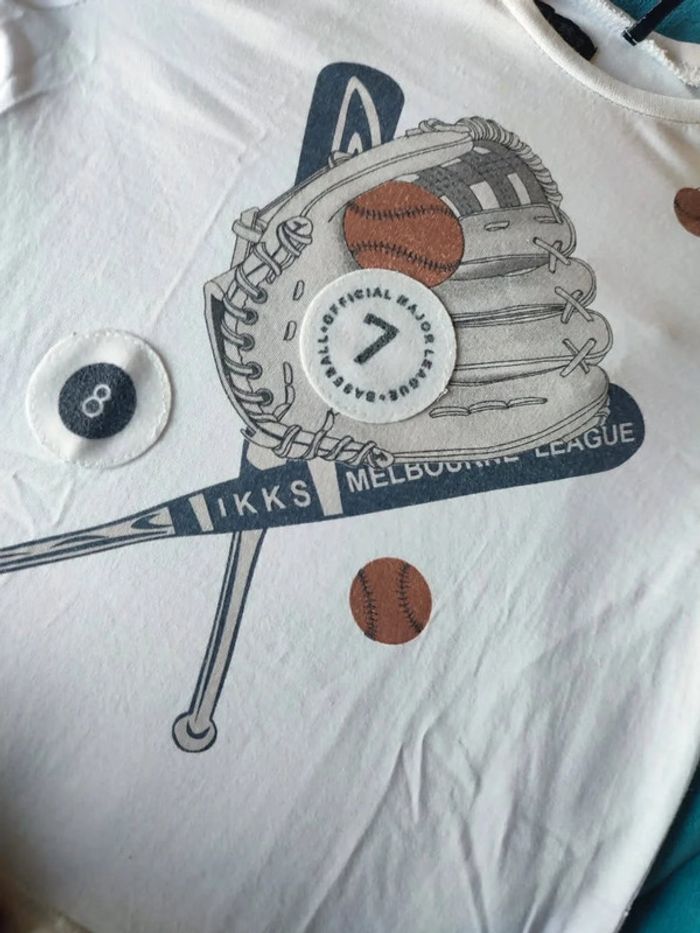 Lot de 3 t shirt IKKS 104 cm - photo numéro 2