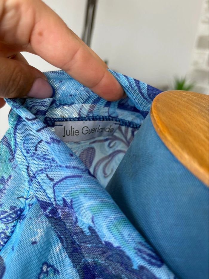 Haut transparent à motif - taille 36/S - en très bon état - photo numéro 4