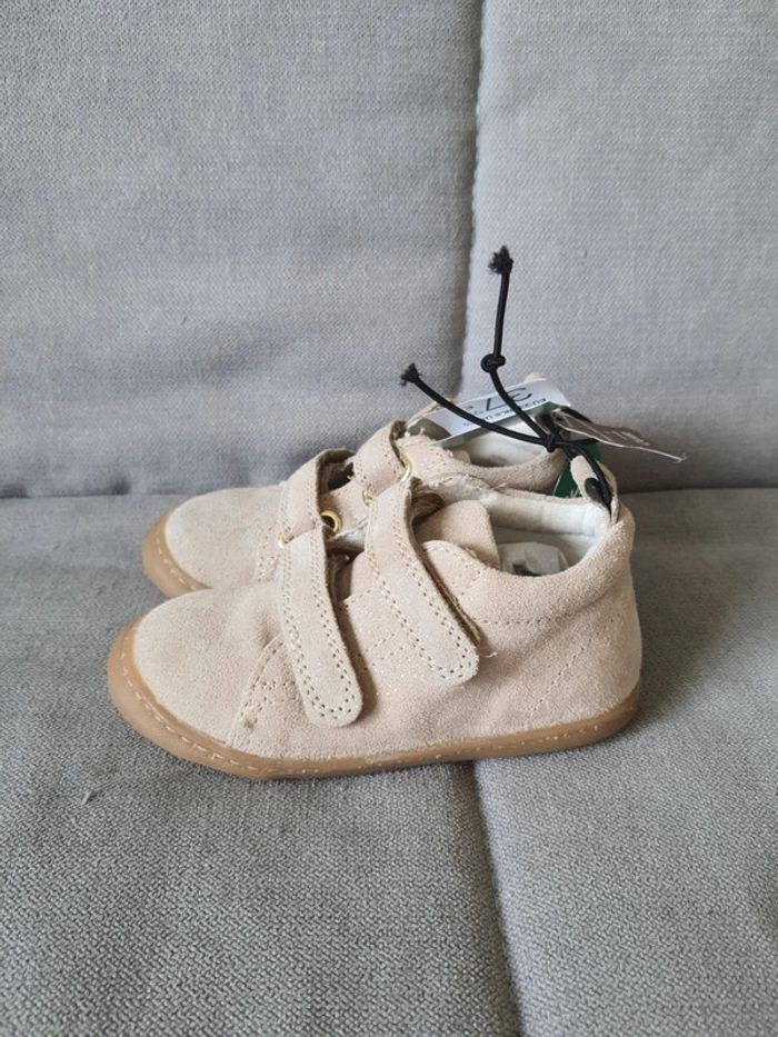 Baskets montantes en cuir Obaïbi pointure 23 neuf avec étiquettes - photo numéro 2