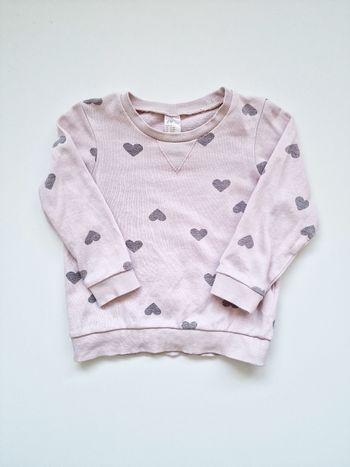H&M - Pull / sweat manches longues - Cœurs (18 mois)