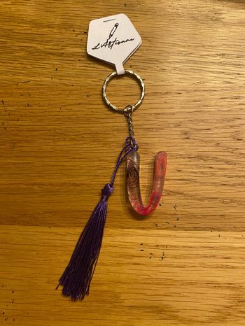 Porte clé Lettre V