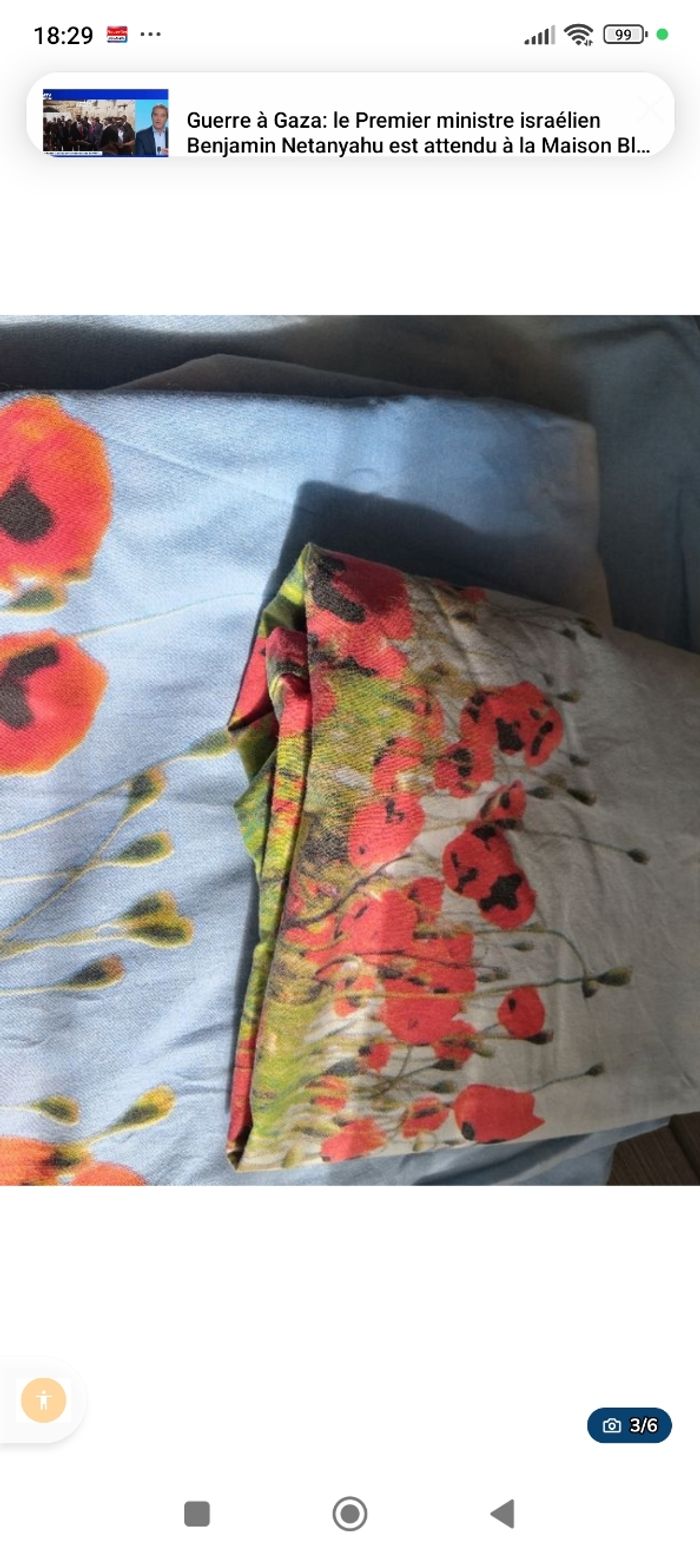 Housse de couette et 1 taie d'oreiller pour 1 personne