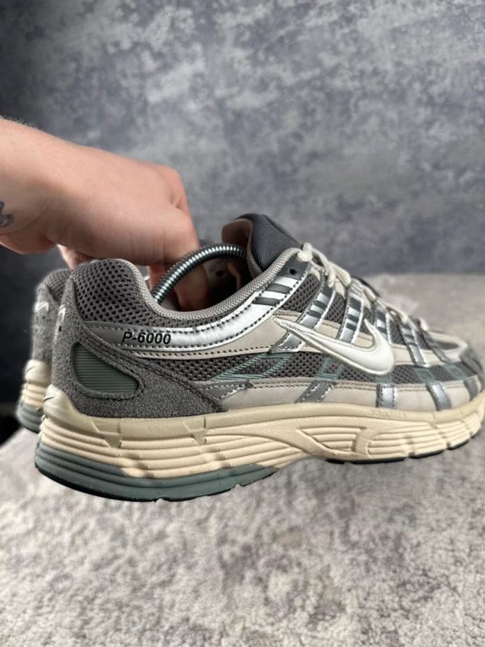 Nike P-6000 Running - Flat Pewter - Grey & Beige & Green - photo numéro 17