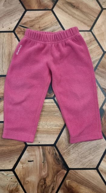 Pantalon polaire quechua 6-12 mois TBE