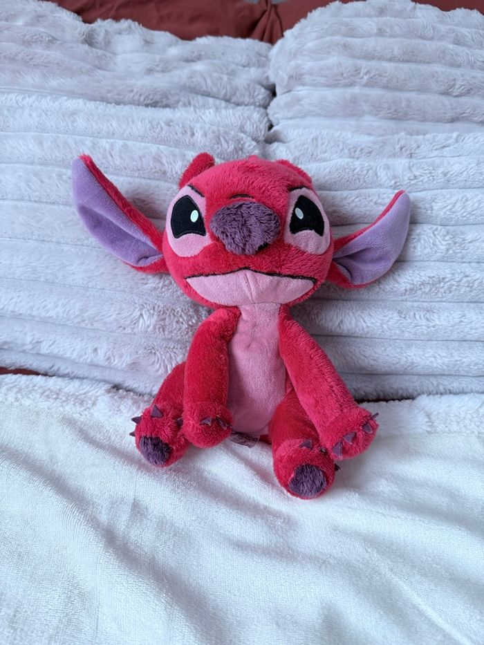 Peluche leroy / stitch rouge - photo numéro 3