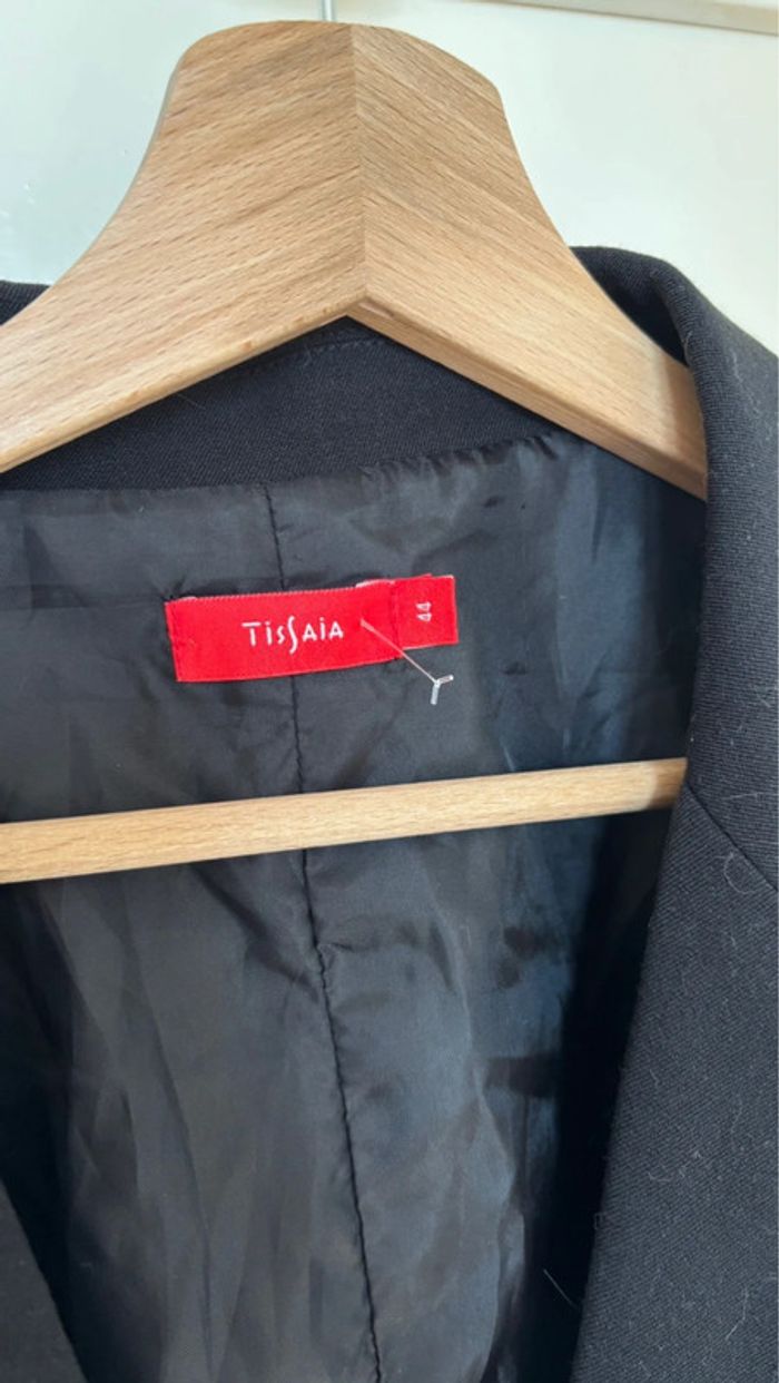 Veste de blazer noir taille 44 en bon état - photo numéro 2