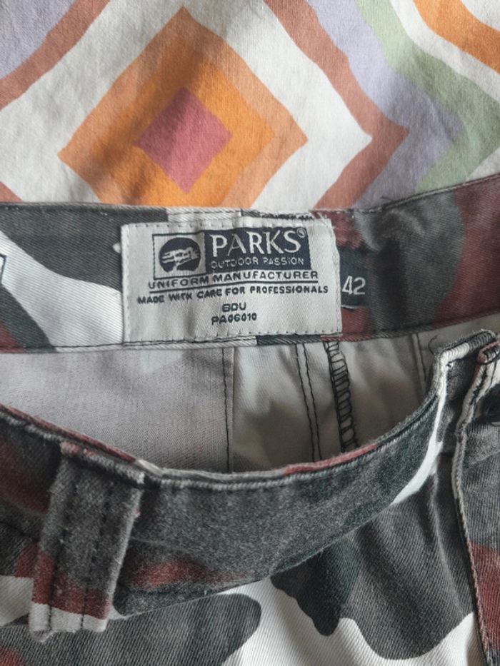 Pantalon treillis militaire park's bordeaux 42 - photo numéro 5