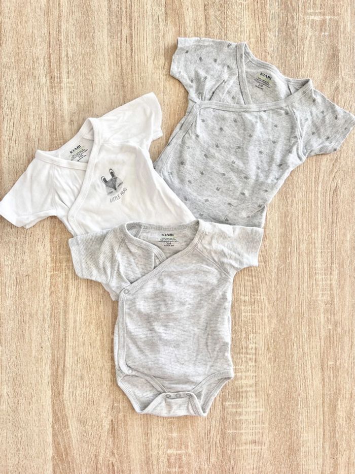 3 bodies bébé fille