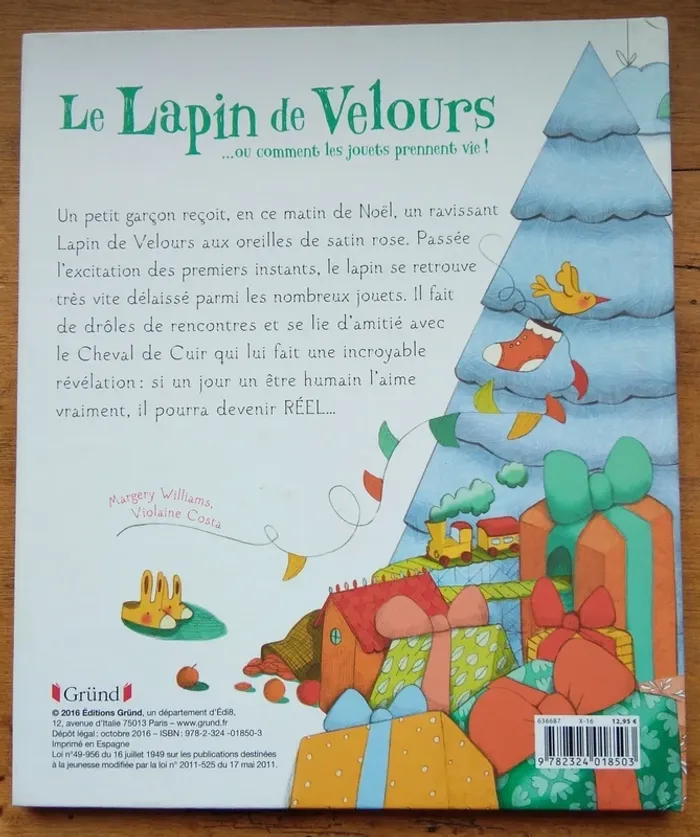 Livre Le lapin de velours - photo numéro 2