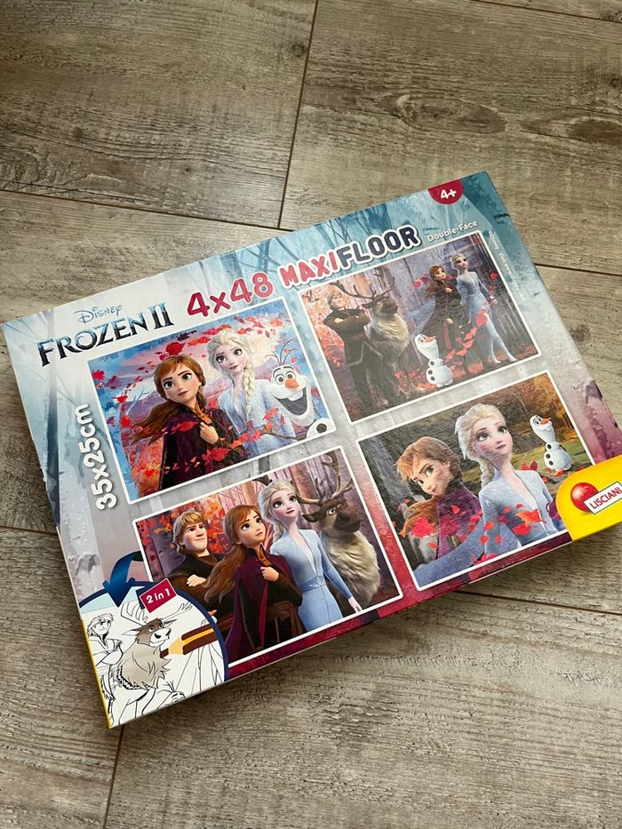 Grande boîte puzzles reine des neiges