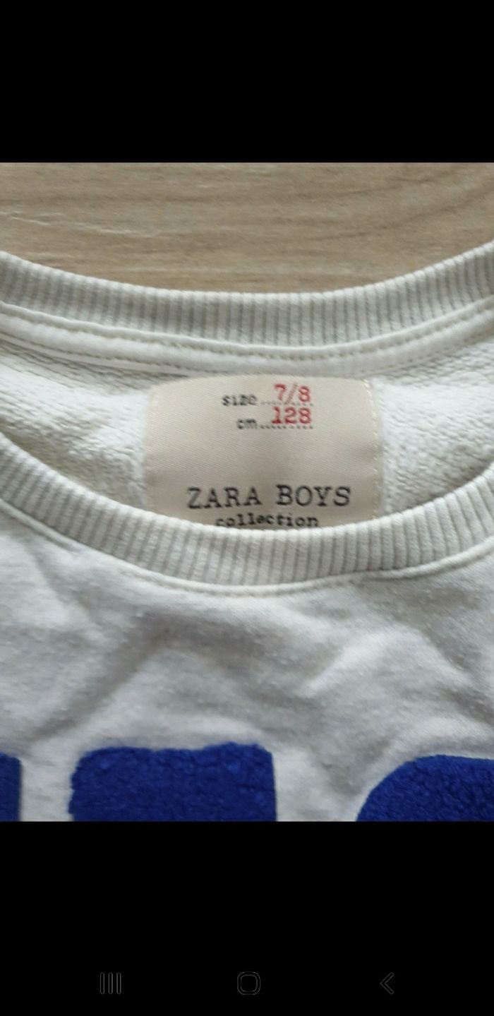 Sweat garçon zara 7/8 ans - photo numéro 3