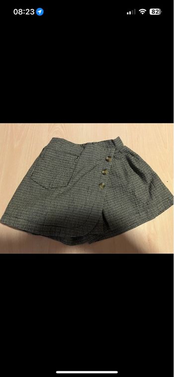 jupe short à carreaux kiabi fille 6 ans