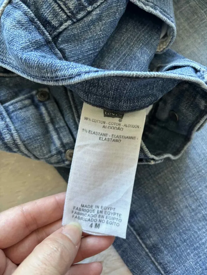 Jean levi’s 505 coupe straight leg droite bleu 00s y2k 2000s taille M/38 mi taille rare US - photo numéro 9