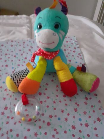 Doudou Cheval sensorielle baby nat