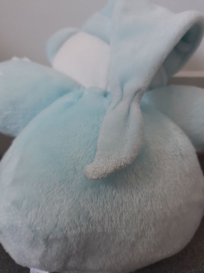 Peluche / doudou Kaloo ourson blanc et bleu - photo numéro 7