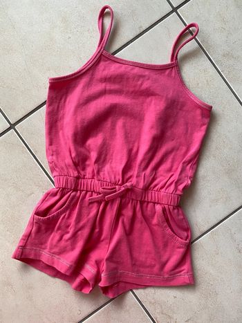 Combishort rose Tissaia 3 ans