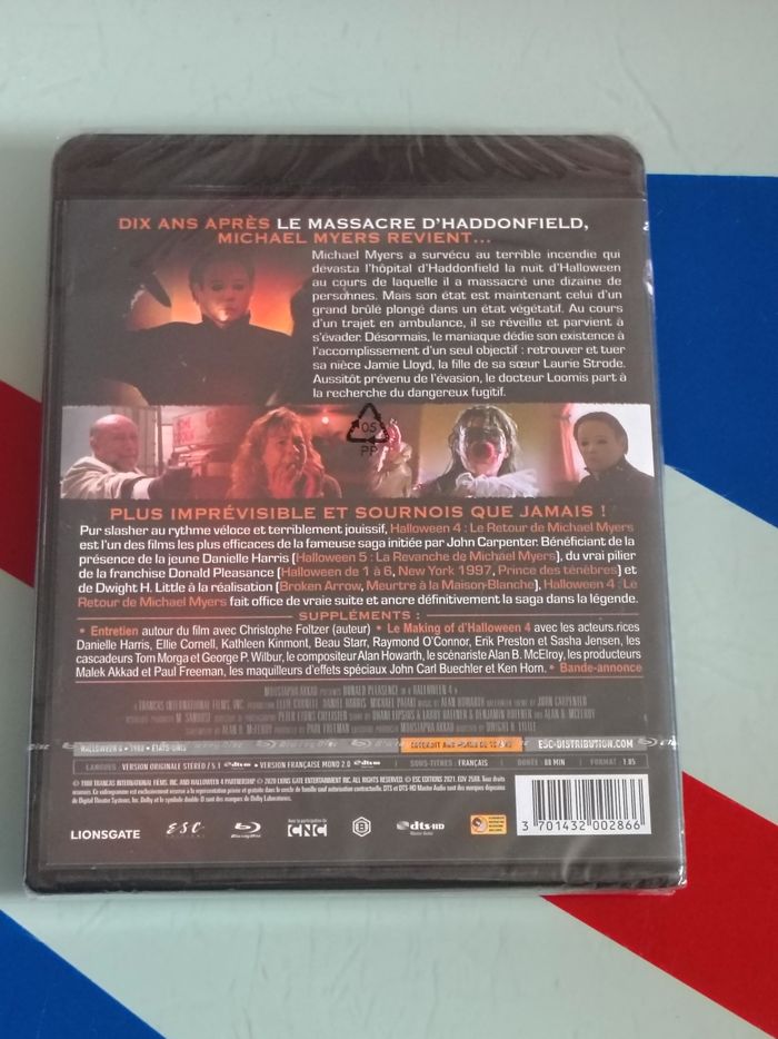 Blu ray Halloween 4 : Le Retour de Michaël Myers (Horreur, Culte) - photo numéro 2