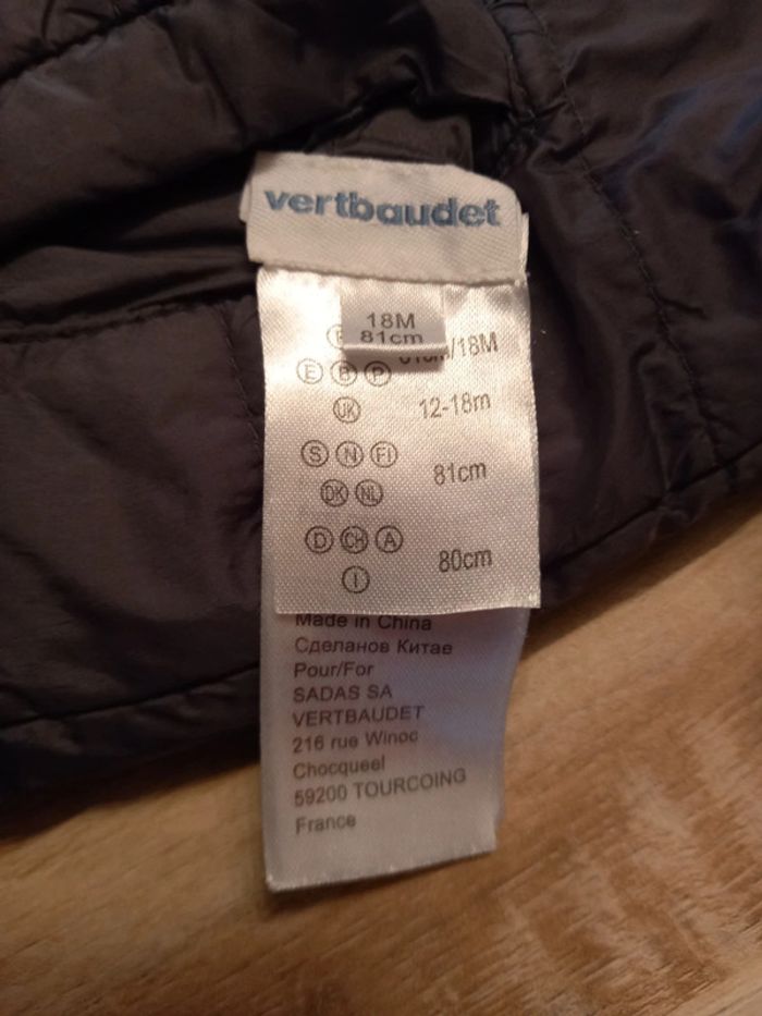 Blouson chaud Vertbaudet 18 mois - photo numéro 3