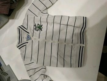 Gilet zippé style baseball
