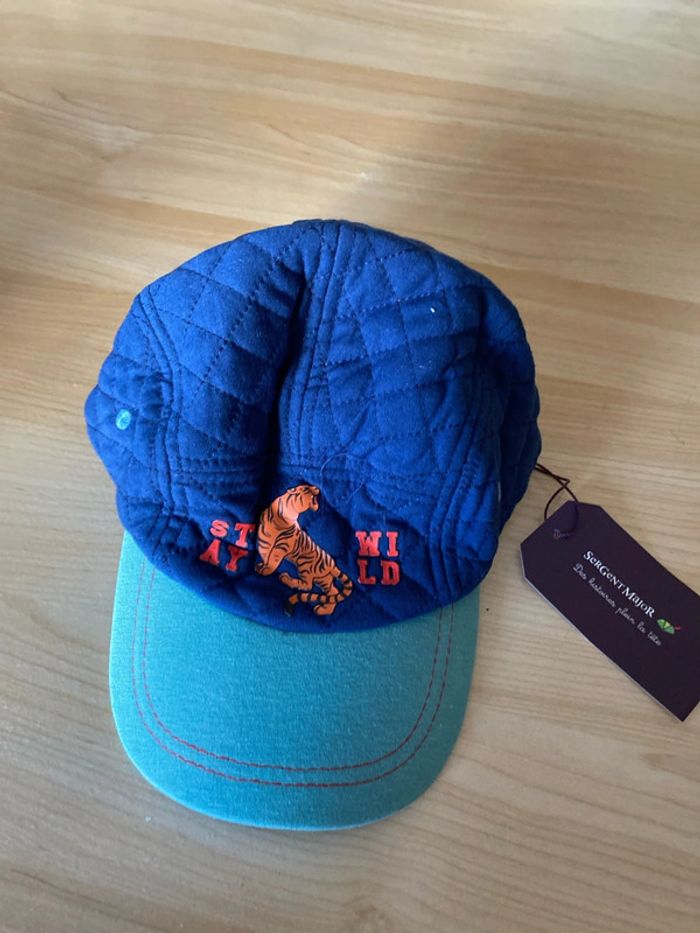 Casquette, sergent Major, taille 1, 51 cm taille 2 3 ans neuve - photo numéro 2