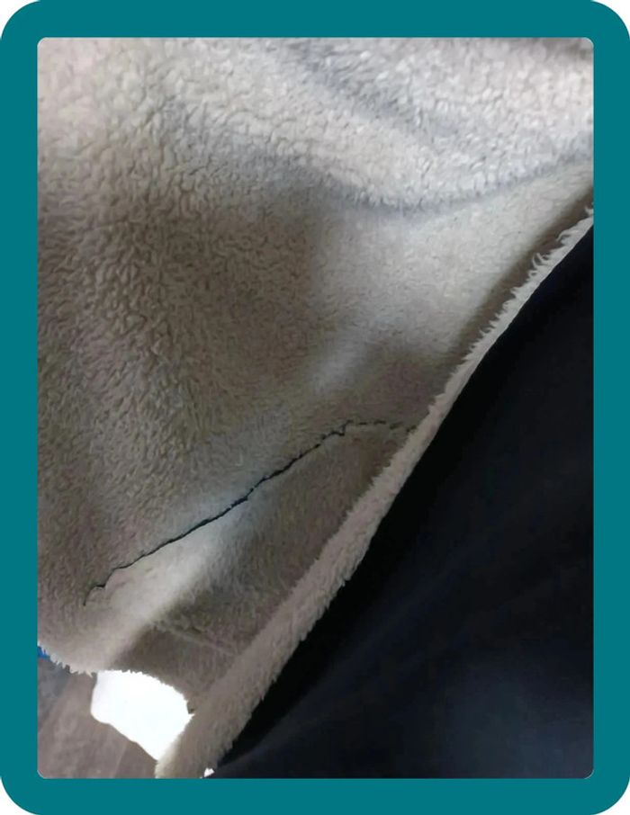 Manteau 3/4 Nubuck polaire noir - photo numéro 4