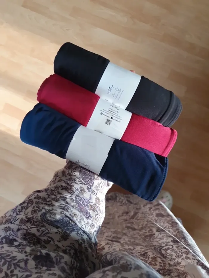 Foulard hijab jersey premium luxe - photo numéro 3