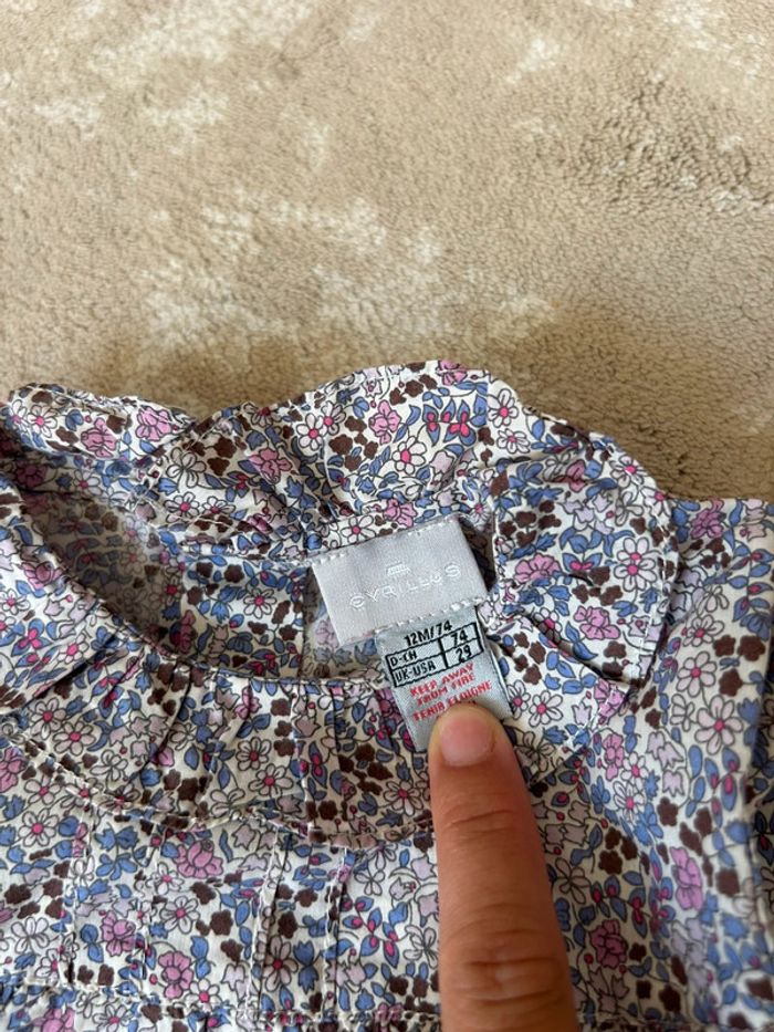 Blouse Cyrillus taille 12 mois - photo numéro 2