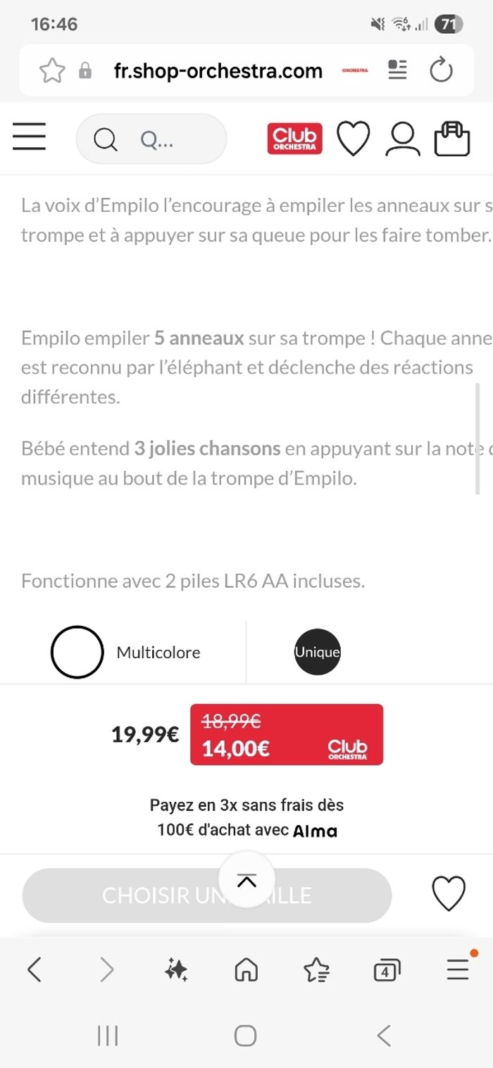 Empilo éléphanteau - photo numéro 5