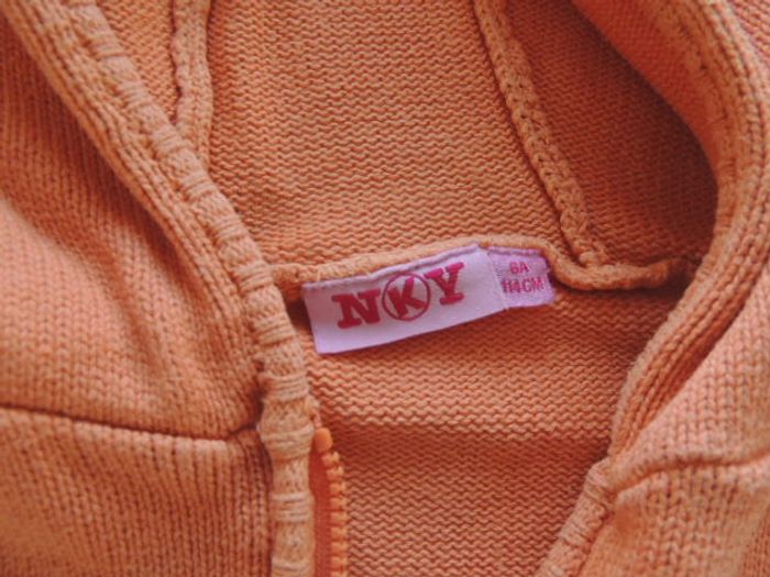 Gilet à capuche fille zippé kiabi 6 ans - photo numéro 2