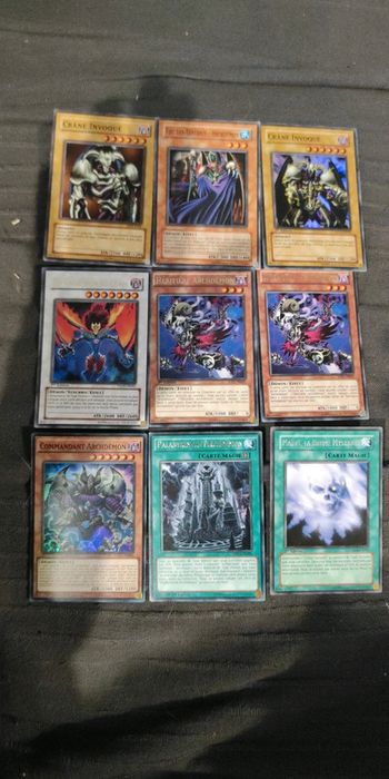 Lot 9 cartes Yu-Gi-Oh