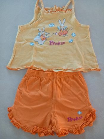 Ensemble short+débardeur