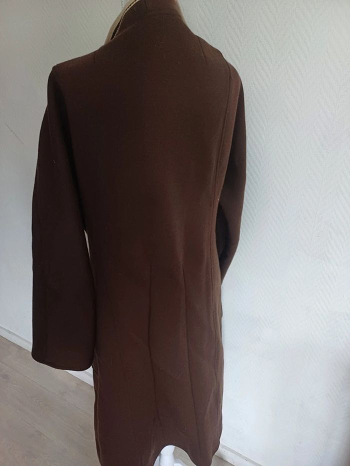 Manteau long marron - photo numéro 4