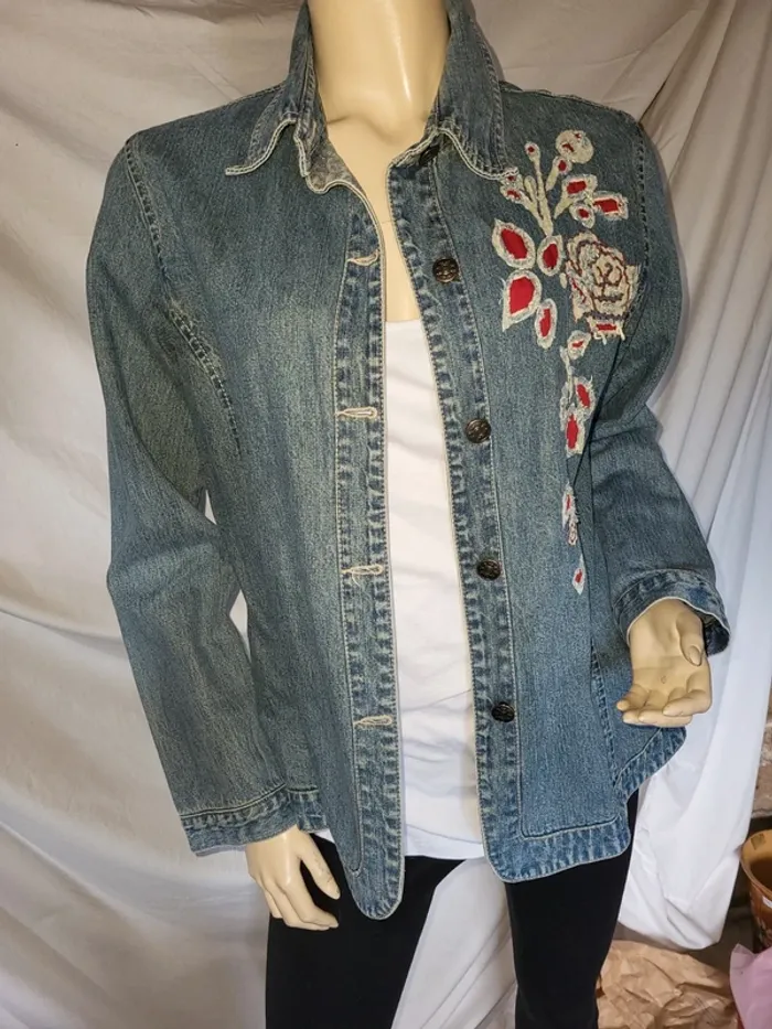 Veste jeans originale 42/44 - photo numéro 2