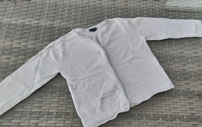 Gilet gris clair 23 mois kiabi