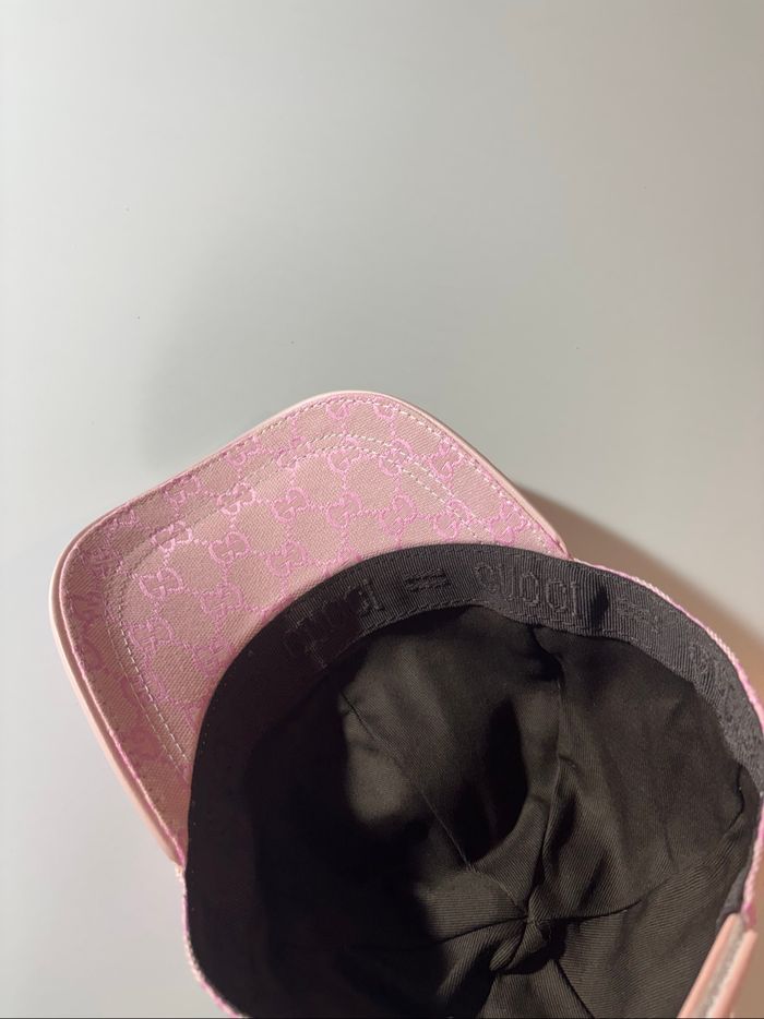Casquette Gucci rose - photo numéro 6