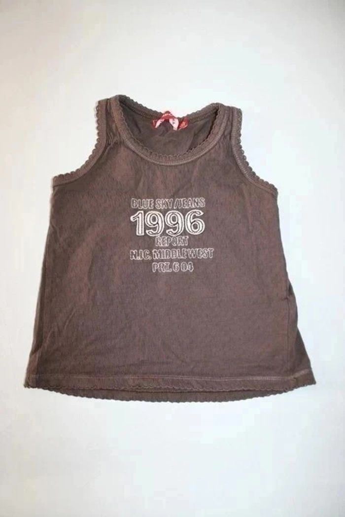 Débardeur chocolat Okaidi Sport 4 ans