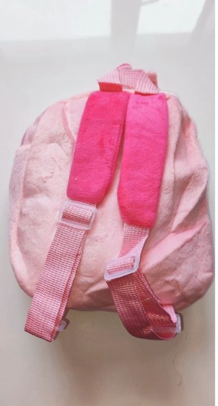 Petit sac à dos doudou lapin rose neuf - photo numéro 3