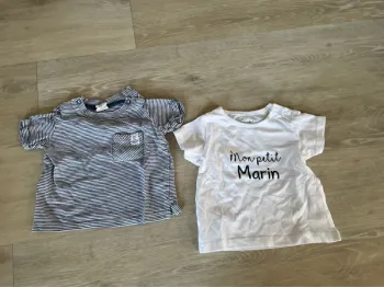Lot de deux tee-shirts