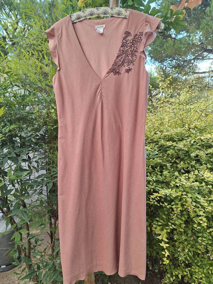 Robe soft grey rose vieillie vintage - photo numéro 4
