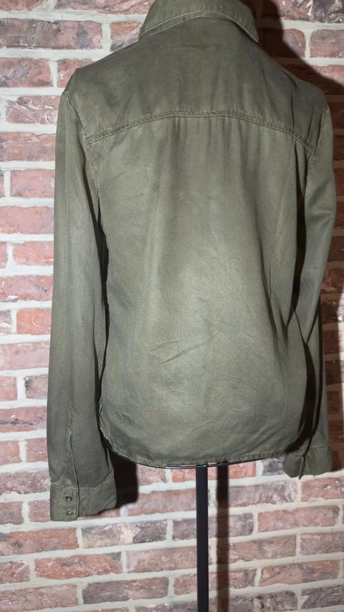 Chemise kaki Zara Taille XS / 34 - photo numéro 9